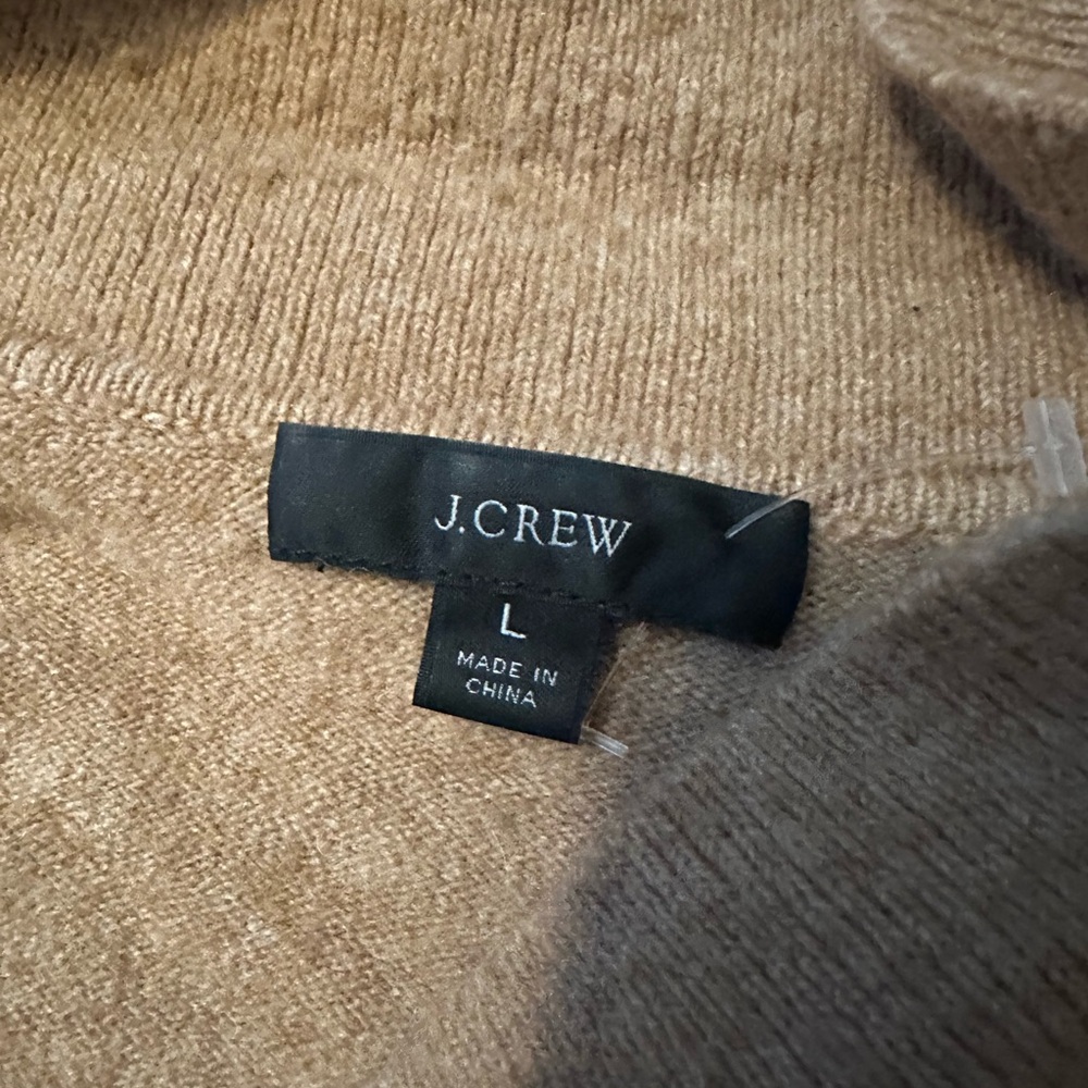 J. Crew Polo Sweater Extra Soft Yarn Size L - Picture 4 of 4
